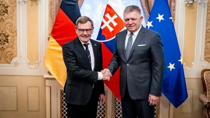Regierungschef Fico empfing den deutschen Außenminister Wadephul