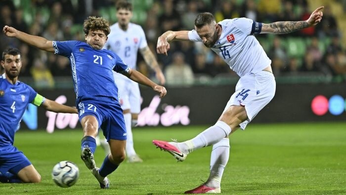 Victoria contundente de Eslovaquia 4 – 0 sobre Moldavia