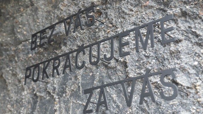 Freedom of Speech Memorial Unveiled in Veľká Mača