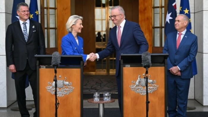 Farrell dankte Slowakei für Unterstützung bei Freihandelsabkommen zwischen Australien und der EU