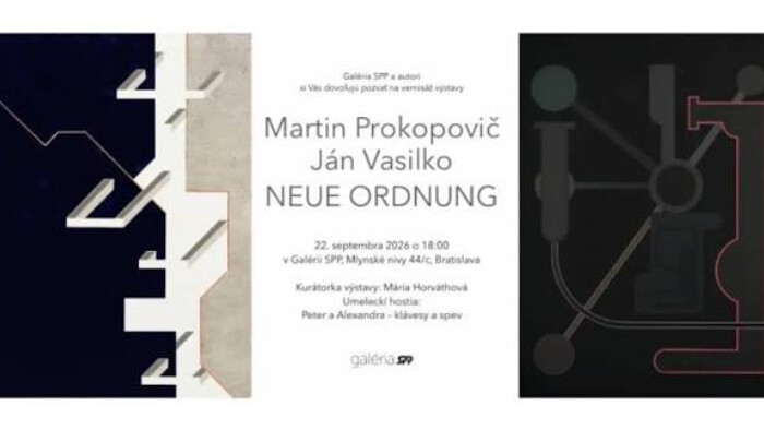 Výstava Jána Vasilka a Martina Prekopoviča Neue Ordnudng v Galérii SPP