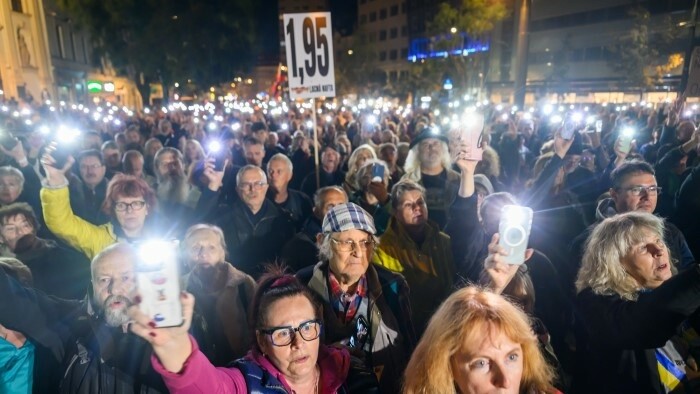 Opposition Parties Held Rally in Bratislava
