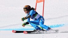 Slovenka Rebeka Jančová nedokončila 1. kolo obrovského slalomu, na čele poradia je Talianka Federica Brignoneová