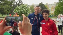 Zlatý olympionik Matej Tóth prišiel medzi žiakov v Žiline, chce ich motivovať k zdravšiemu životnému štýlu