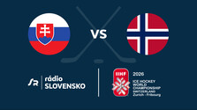 Počúvajte priamy prenos: Slovensko hrá na úvod MS 2026 proti Nórsku