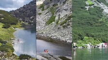 Na internete pribúdajú videá, na ktorých sa zahraniční turisti kúpu v tatranských plesách. Hrozí im za to pokuta