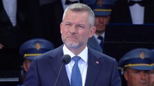 VIDEO: Začne sa to hanlivým nápisom a skončí sa to vyhladzovacími tábormi a vojnami, varoval prezident na oslavách výročia SNP