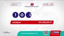 Informácia pre tipujúcich:KENO 10, Keno Joker, Euromilióny, Euromilióny Joker, Všetko alebo nič (22. 09. 2026)