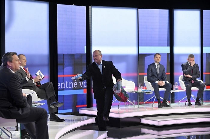 Voľby 2020, štúdio