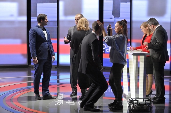 Voľby 2020, štúdio