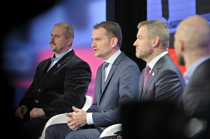 Voľby 2020, štúdio