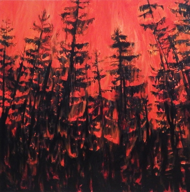 CO7 - Ľubomíra Sekerášová, TREES LIGHTS IN MOTION FIRE IN THE SKY.jpg