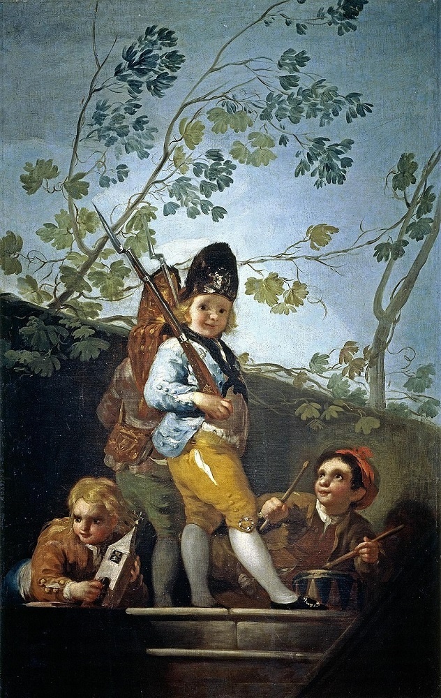 Francisco Goya 800px-Muchachos_jugando_a_soldados mensi.jpg