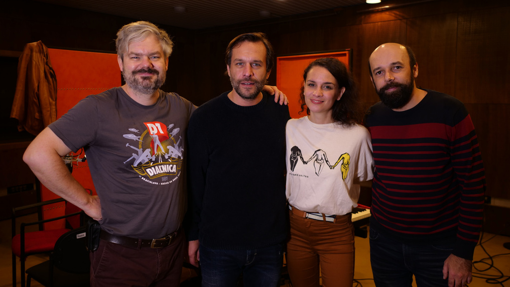 Skúška sirén; Samo Trna; Tomáš Hudák; Kamil Mikulčík; Andrea Bučko.jpg