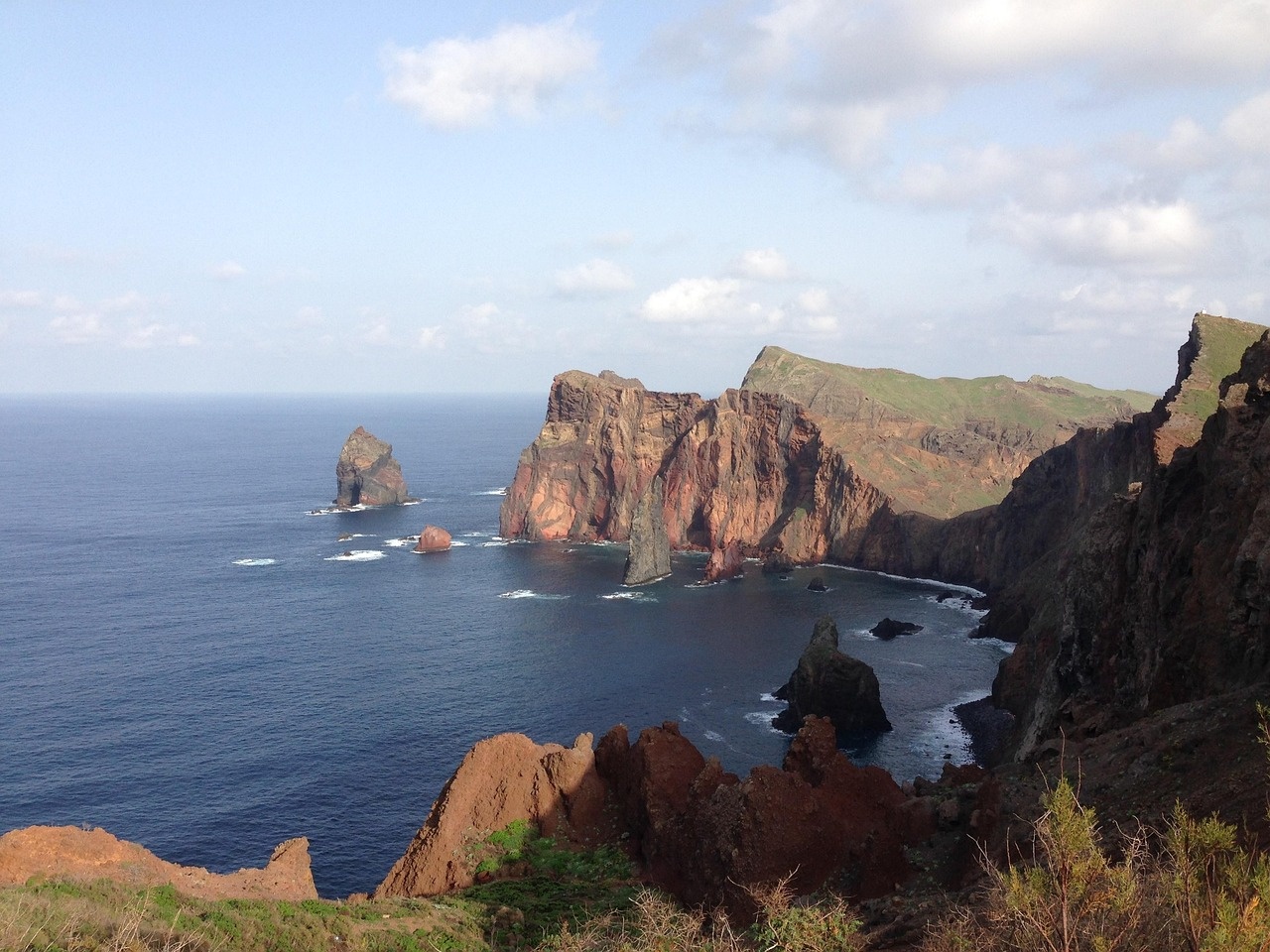 Útesy a ocenán na ostrove Madeira