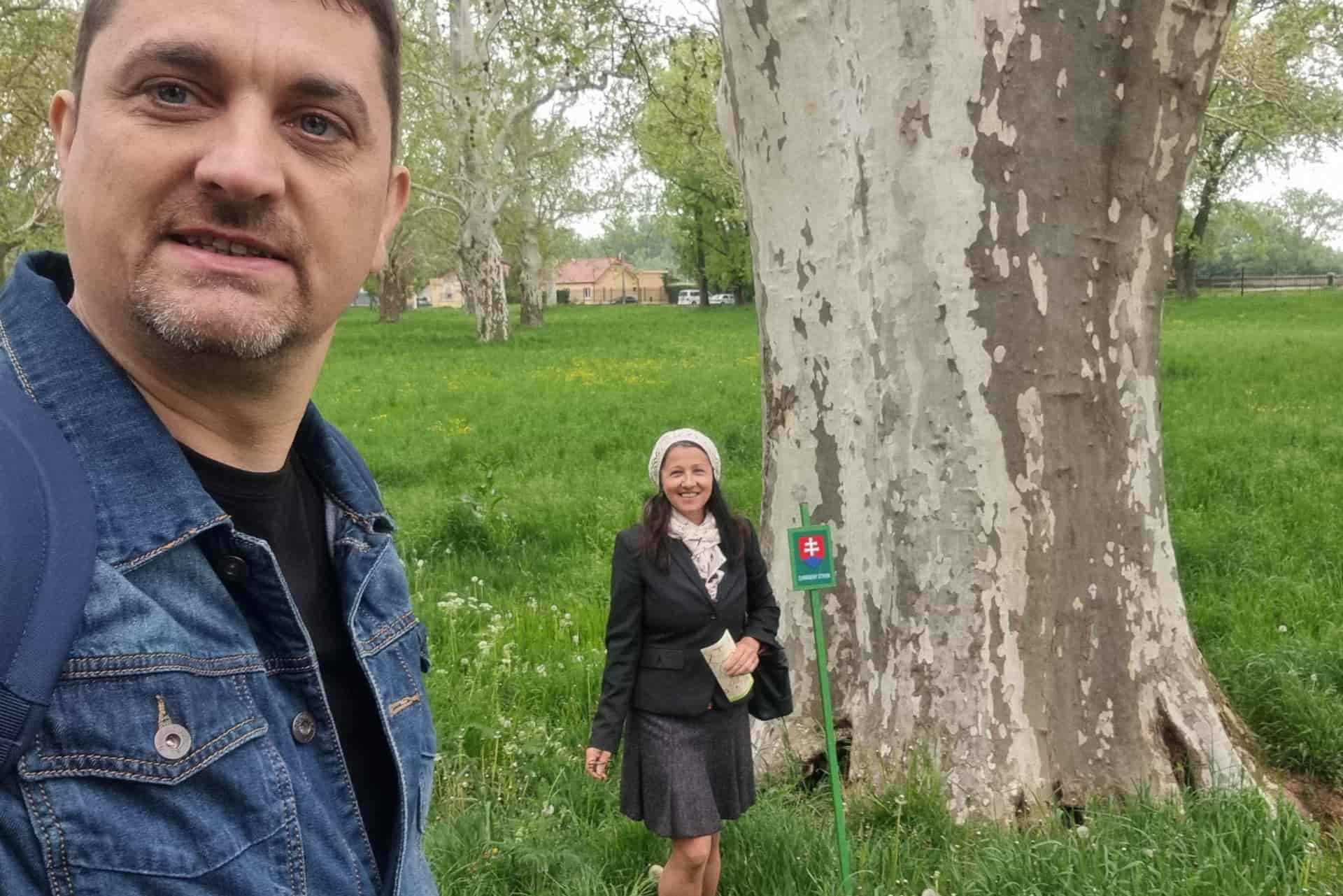 Moderátor Martin Jurčo ukázal v Obrázkach krajiny najväčší platanový háj v strednej Európe