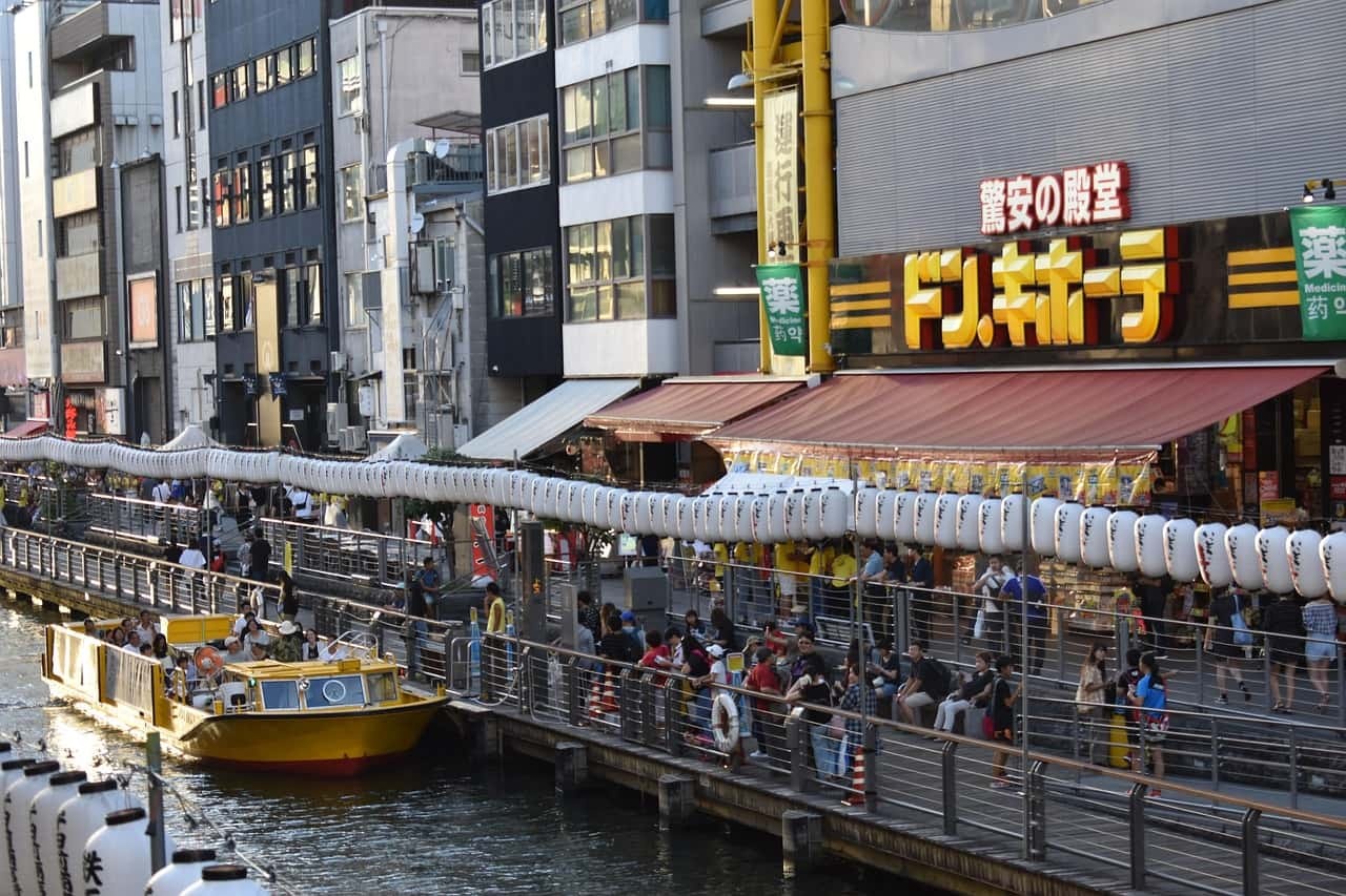 na Osaka tretie najväčšie mesto Japonska prístav pixabay