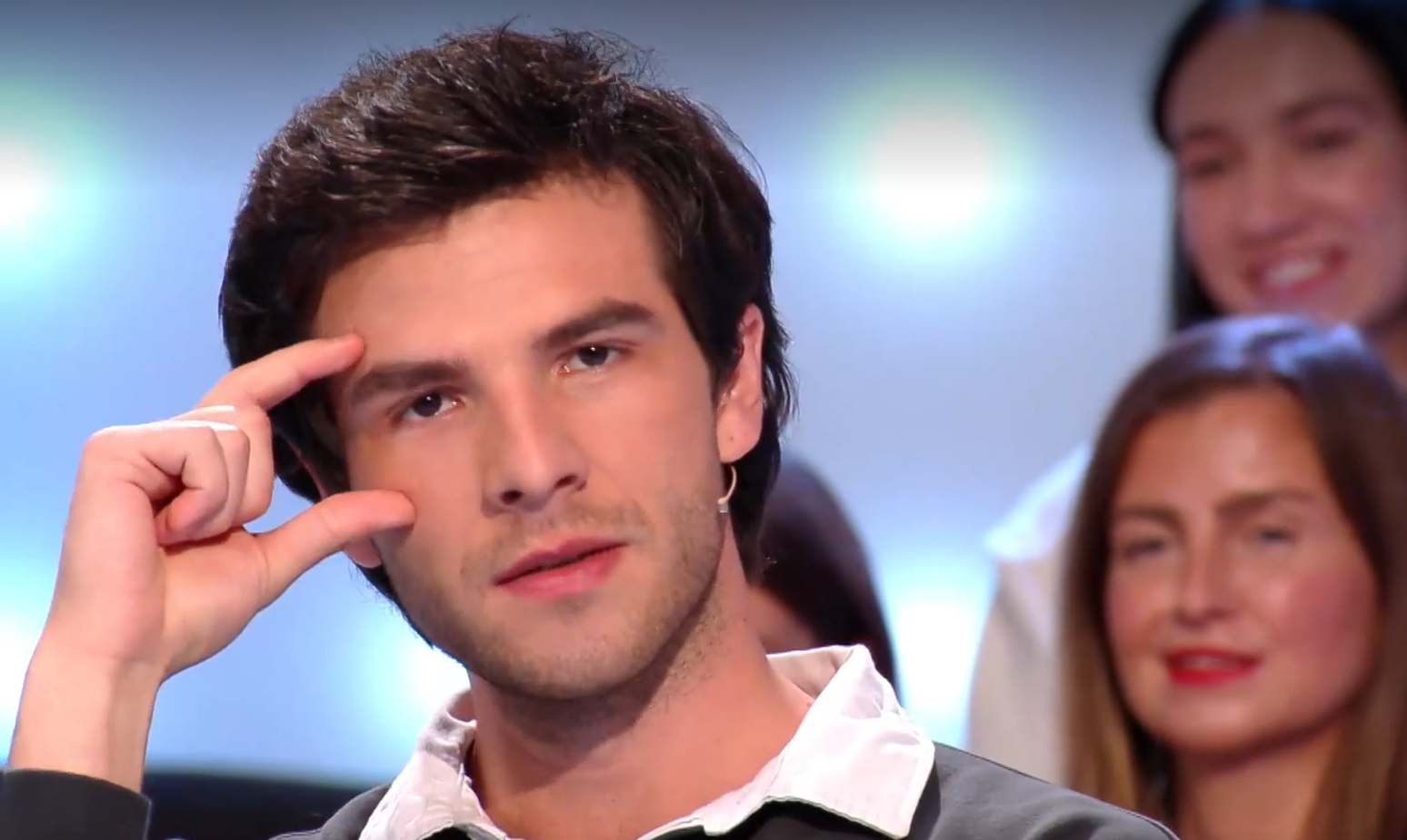 Kristián Baran a jeho vlnka s obočím. S očami dokáže pozoruhodné veci