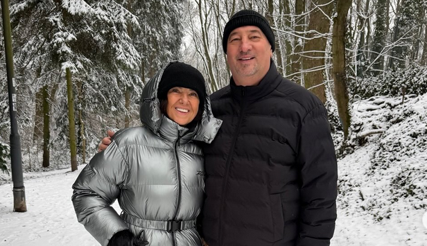 Zimná romantika. Iveta Malachovská si užíva zasneženú Bratislavu s manželom