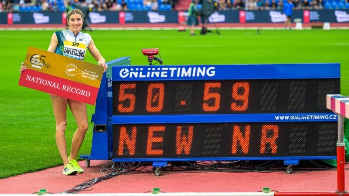 slovenská bežkyňa Emma Zapletalová s národným rekordom v behu na 400 metrov_TASR.jpg