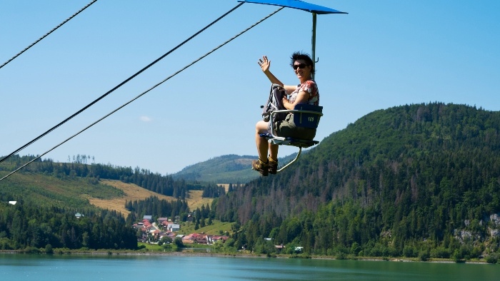 Slovenský raj zo vzduchu ponúka turistom neopakovateľné dobrodružné zážitky